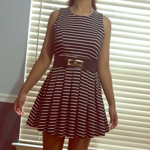 Striped party dress